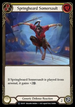 Springboard Somersault (Rainbow Foil)