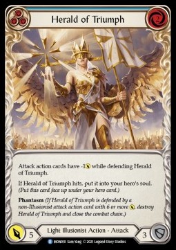 Herald of Triumph (Blue) (Rainbow Foil)