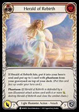 Herald of Rebirth (Red) (Rainbow Foil)