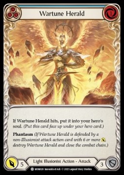 Wartune Herald (Blue) (Rainbow Foil)