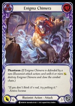 Enigma Chimera (Blue) (Rainbow Foil)