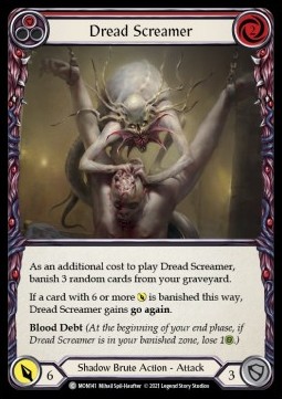 Dread Screamer (Red) (Rainbow Foil)