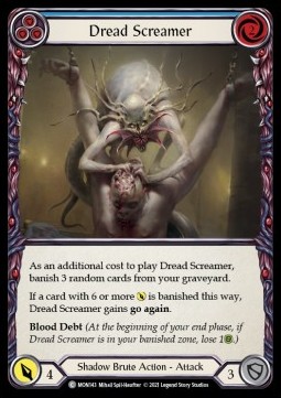 Dread Screamer (Blue) (Rainbow Foil)