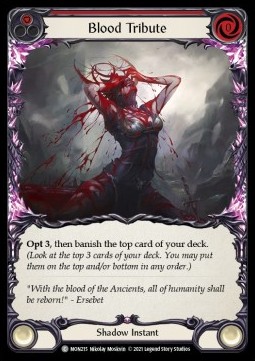 Blood Tribute (Red) (Rainbow Foil)