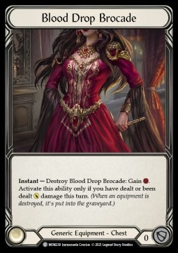 Blood Drop Brocade (Cold Foil)