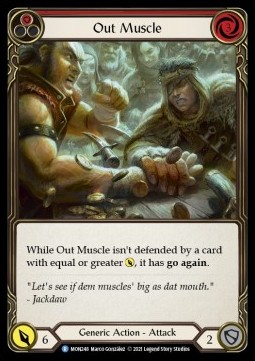 Out Muscle (Red) (Rainbow Foil)