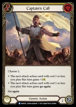 Captain's Call (Yellow) (Rainbow Foil)