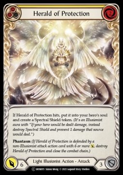 Herald of Protection (Yellow) (Rainbow Foil)