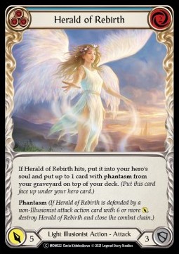 Herald of Rebirth (Blue) (Rainbow Foil)