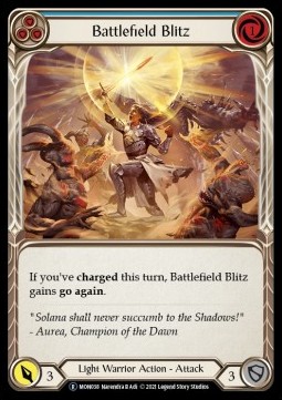 Battlefield Blitz (Blue) (Rainbow Foil)