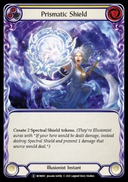 Prismatic Shield (Yellow) (Rainbow Foil)