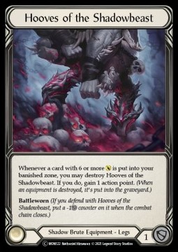 Hooves of the Shadowbeast (Rainbow Foil)