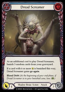 Dread Screamer (Blue) (Rainbow Foil)