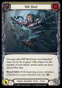 Rift Bind (Yellow) (Rainbow Foil)