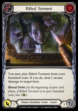 Rifted Torment (Yellow) (Rainbow Foil)