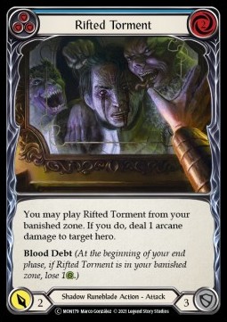 Rifted Torment (Blue) (Rainbow Foil)