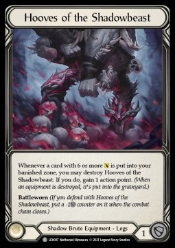 Hooves of the Shadowbeast (Regular)