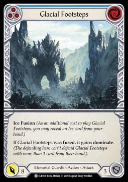 Glacial Footsteps (Blue) (Rainbow Foil)