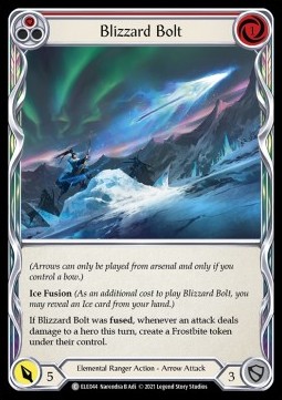 Blizzard Bolt (Red) (Rainbow Foil)