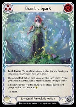 Bramble Spark (Blue) (Rainbow Foil)