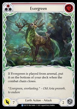 Evergreen (Red) (Rainbow Foil)