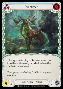 Evergreen (Blue) (Rainbow Foil)