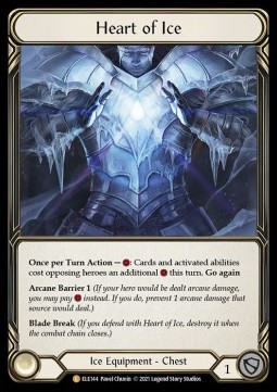 Heart of Ice (Cold Foil)