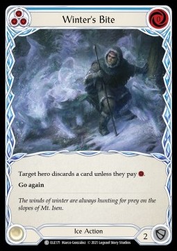 Winter's Bite (Blue) (Rainbow Foil)