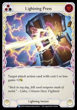 Lightning Press (Yellow) (Rainbow Foil)