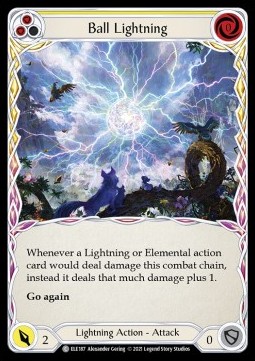 Ball Lightning (Yellow) (Rainbow Foil)