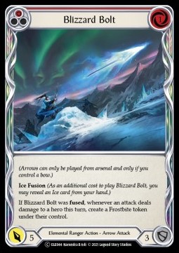 Blizzard Bolt (Red) (Rainbow Foil)