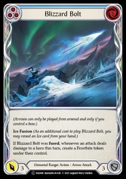 Blizzard Bolt (Blue) (Rainbow Foil)