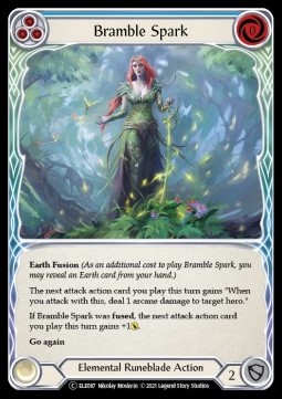 Bramble Spark (Blue) (Rainbow Foil)