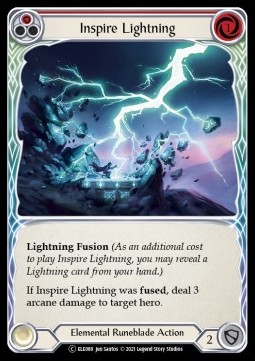 Inspire Lightning (Red) (Rainbow Foil)