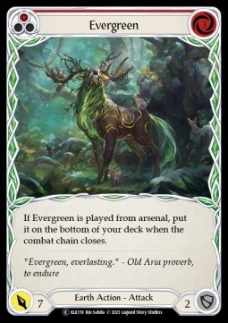 Evergreen (Red) (Rainbow Foil)