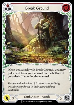 Break Ground (Red) (Rainbow Foil)