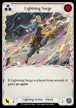 Lightning Surge (Red) (Rainbow Foil)