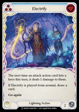 Electrify (Blue) (Rainbow Foil)