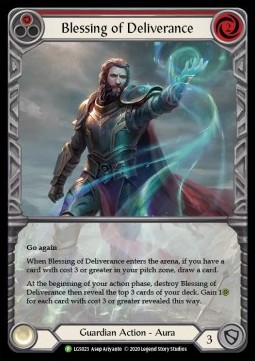 Blessing of Deliverance (Red) (Rainbow Foil)