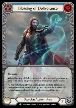 Blessing of Deliverance (Blue) (Rainbow Foil)