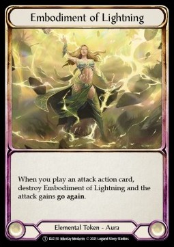 Embodiment of Lightning // Titan's Fist (Regular)