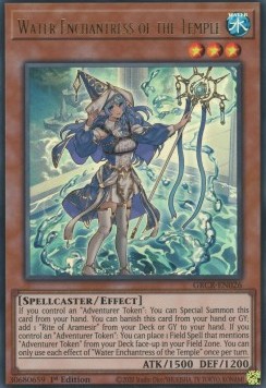 Water Enchantress of the Temple (V.1 - Ultra Rare)