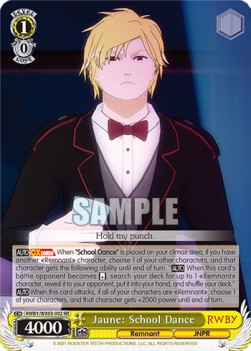 Jaune: School Dance (V.1 - Double Rare)