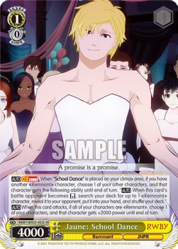 Jaune: School Dance (V.2 - Super Rare)