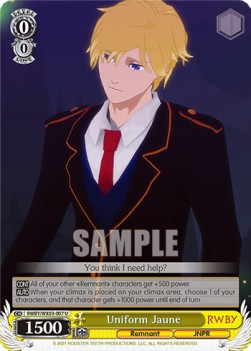 Uniform Jaune