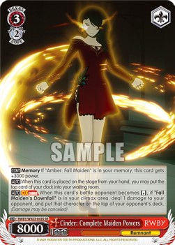 Cinder: Complete Maiden Powers (V.2 - Super Rare)