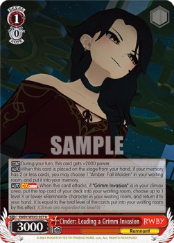 Cinder: Leading a Grimm Invasion