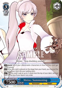 Weiss: Summoning (V.1 - Rare)