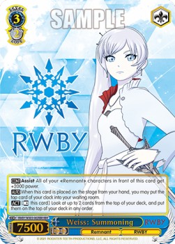 Weiss: Summoning (V.2 - Feature Rare)