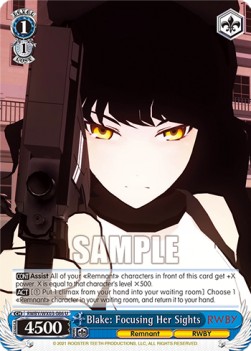 Blake: Focusing Her Sights